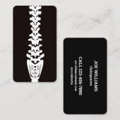 Therapist in het Chiropraktijk Manual Visitekaartje (Voorkant / Achterkant)