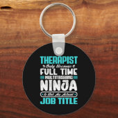 Therapist Job Title Profession Career Therapy  Sleutelhanger (Voorkant)