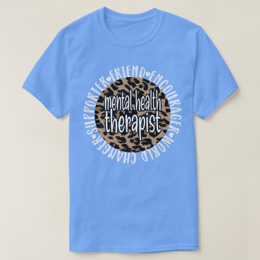 Therapist Mental Health Counselor 55 T-shirt (Design voorkant)