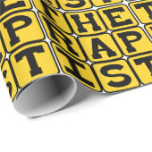 Therapist, psycholoog of psychiater cadeaupapier (Rol Hoek)