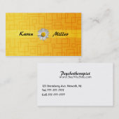 Therapist/psychotherapeutisch Visitekaartje (Voorkant / Achterkant)