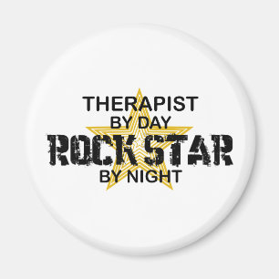 Therapist Rock Star by Night Magneet