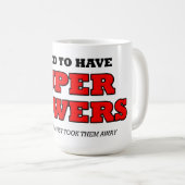 Therapist Super Power Funny Mug Koffiemok (Voorkant rechts)