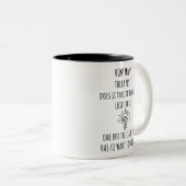 Therapist Tweekleurige Koffiemok (Voorkant rechts)