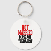 Therapist van het heetgehuwde bloedbad sleutelhanger (Voorkant)