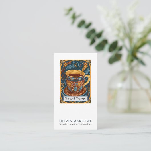 Therapist Visitekaartje (Staand voorkant)