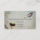 Therapist voor kinderen en gezinnen visitekaartje (Achterkant)