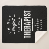 Therapist Work Title Cadeau Sherpa Deken (Voorkant (horizontaal))