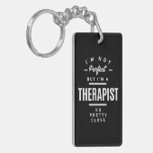 Therapist Work Title Cadeau Sleutelhanger (Voorkant Links)