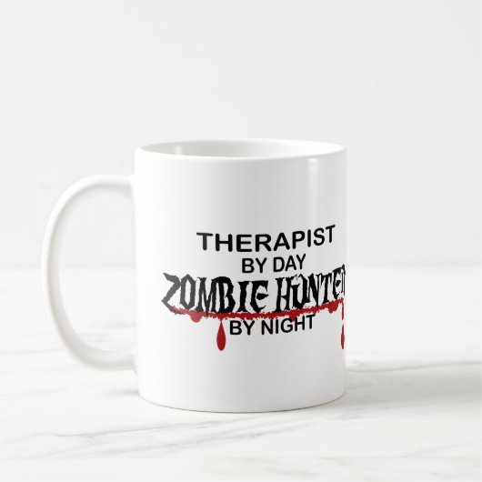 Therapist Zombie Hunter Koffiemok (Links)