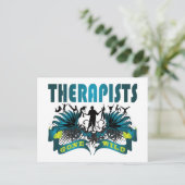 Therapisten Gone Wild Briefkaart (Staand voorkant)
