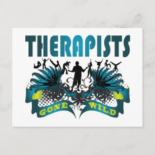 Therapisten Gone Wild Briefkaart