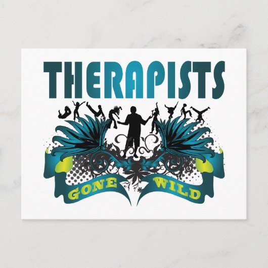 Therapisten Gone Wild Briefkaart (Voorkant)