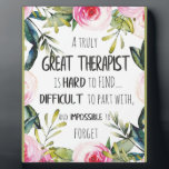 Therapistische appreciatie Gift Dank u Citaat Fotoplaat<br><div class="desc">Therapist Appreciation Gift Dank u Citaat - grote citaat - de prints van de kunst op diverse materialen. Een geweldig cadeauidee om je huis op te helderen. Koop ook dit kunstwerk op telefoonzaken, kleding, mokken, kussens en meer. Poster en kunst Afdrukken op kleding en voor uw muur - verschillende achtergronden...</div>