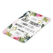 Therapistische appreciatie Gift Dank u Citaat Magneet (Linkerzijde)