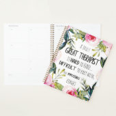Therapistische appreciatie Gift Dank u Citaat Planner (Display)