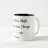 Therapistische Kantoor Gift Mok (Voorkant rechts)