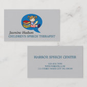 Therapistische medicatie bij kinderen visitekaartje (Voorkant / Achterkant)