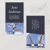 Therapistische medicatie in het kader van de leven visitekaartje (Voorkant / Achterkant)