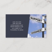 Therapistische medicatie in het kader van de leven visitekaartje (Achterkant)