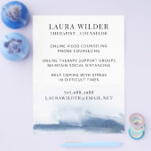 Therapistische raadsman online of telefonisch flyer (Enkel)