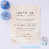 Therapistische raadsman online of telefonisch flyer (Enkel)