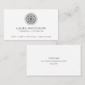 Therapistische raadsman Phone Online Visitekaartje (Voorkant / Achterkant)