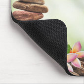 Therapistische Zen Stones, Flowers, Landschap Muismat (Hoek)