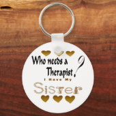 Therapistische zuster sleutelhanger (Voorkant)