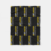 Therapistische zwangerschapstherapie fleece deken (Voorkant)