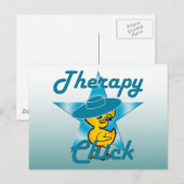 Therapy Chick #7 Briefkaart (Voorkant / Achterkant)