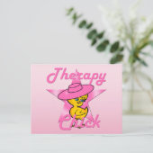 Therapy Chick #8 Briefkaart (Staand voorkant)
