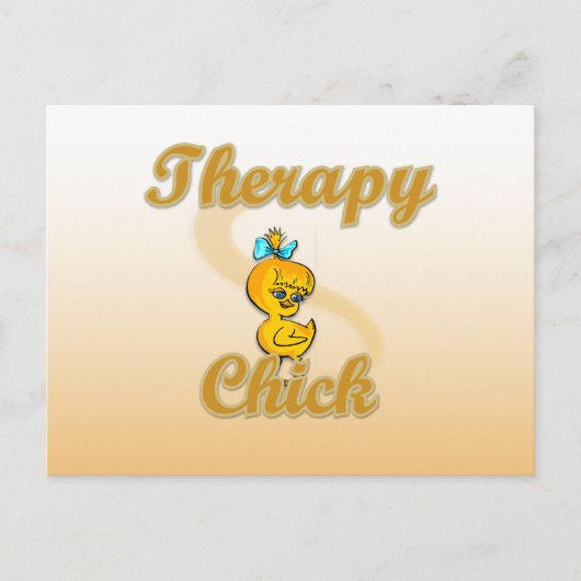 Therapy Chick Briefkaart (Voorkant)