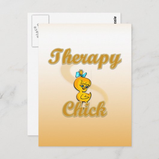 Therapy Chick Briefkaart (Voorkant / Achterkant)