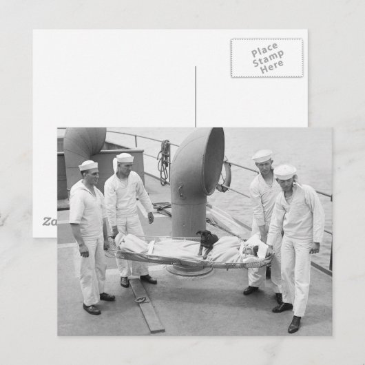 Therapy Dog, begin jaren 1900 Briefkaart (Voorkant / Achterkant)