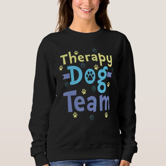 Therapy Dog Design - Therapy Dog Team_1 Trui (Voorkant)