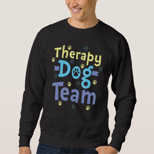 Therapy Dog Design - Therapy Dog Team_1 Trui (Voorkant)