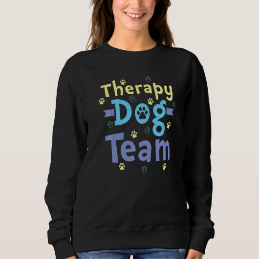 Therapy Dog Design - Therapy Dog Team Premium Trui (Voorkant)