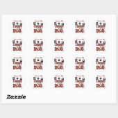 Therapy Dog-eigenaarschap Ronde Sticker (Vel)