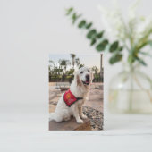 Therapy Dog Trading Kaart voor Therapy Dog Visits Contactkaartje (Staand voorkant)