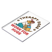 Therapy Dogs Work for Hugs Owner Team Notitieboek (Linkerzijde)