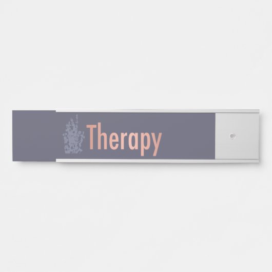 Therapy Door Sign Deurbordje (Voorkant)