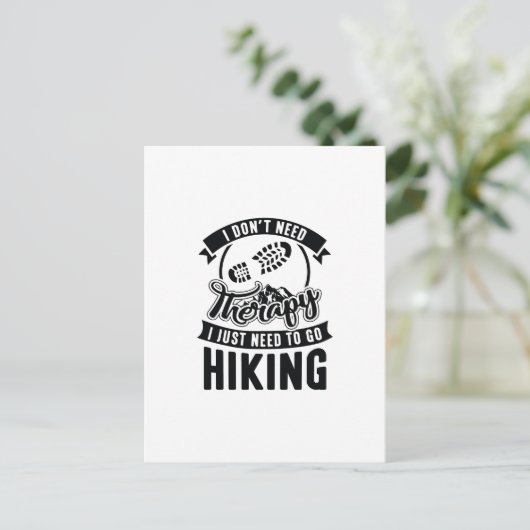 Therapy Hiking Briefkaart (Staand voorkant)