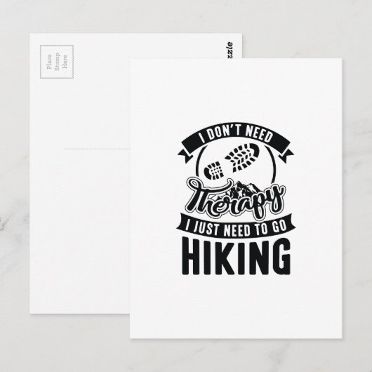 Therapy Hiking Briefkaart (Voorkant / Achterkant)