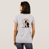 Therapy Horse Women's Zip up T-shirt (Achterkant volledig)