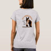 Therapy Horse Women's Zip up T-shirt (Achterkant)