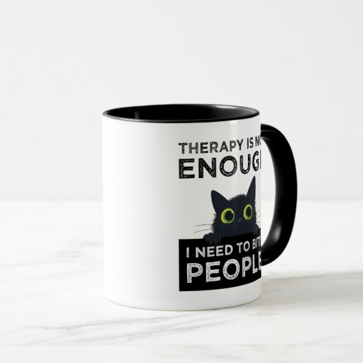 Therapy Is Not Enough - I Need To Bite People Mok (Voorkant rechts)