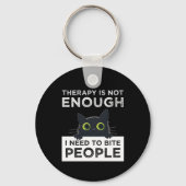 Therapy Is Not Enough - I Need To Bite People Sleutelhanger (Voorkant)