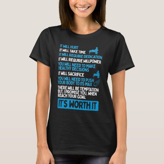 Therapy Its worth it Healthcare Physical Therapist T-shirt (Voorkant)