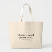 Therapy Jumbo Canvas tas (Voorkant)